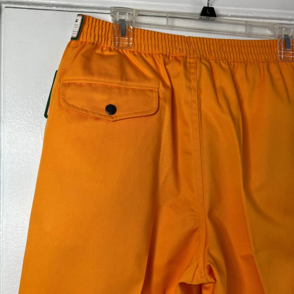 NWT 70s Vintage Izod Lacoste Pants Preppy Bright Orange Men's‎ Size Medium 30x36